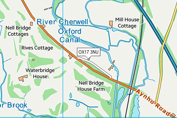 OX17 3NU map - OS VectorMap District (Ordnance Survey) OX17 3NU map - OS VectorMap District (Ordnance Survey)