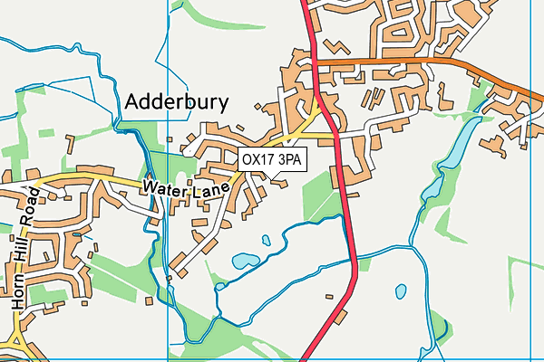 OX17 3PA map - OS VectorMap District (Ordnance Survey)