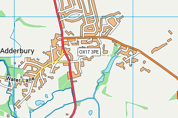 OX17 3PE map - OS VectorMap District (Ordnance Survey) OX17 3PE map - OS VectorMap District (Ordnance Survey)