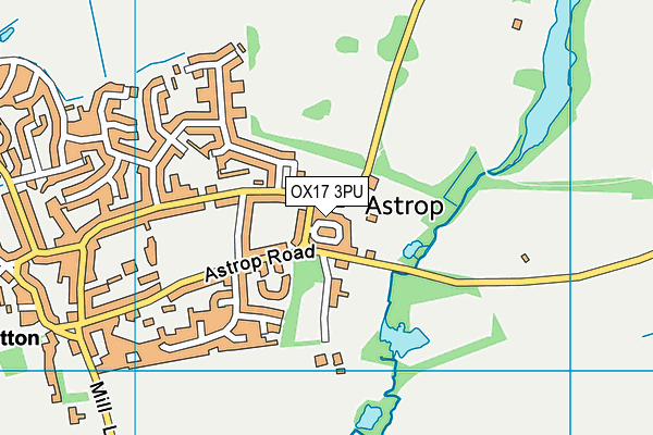 OX17 3PU map - OS VectorMap District (Ordnance Survey) OX17 3PU map - OS VectorMap District (Ordnance Survey)