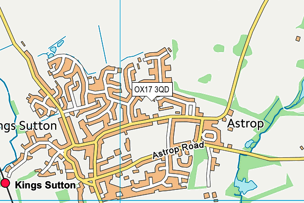 OX17 3QD map - OS VectorMap District (Ordnance Survey) OX17 3QD map - OS VectorMap District (Ordnance Survey)
