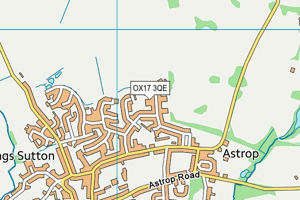 OX17 3QE map - OS VectorMap District (Ordnance Survey) OX17 3QE map - OS VectorMap District (Ordnance Survey)