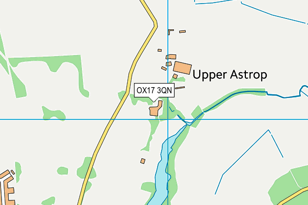 OX17 3QN map - OS VectorMap District (Ordnance Survey) OX17 3QN map - OS VectorMap District (Ordnance Survey)