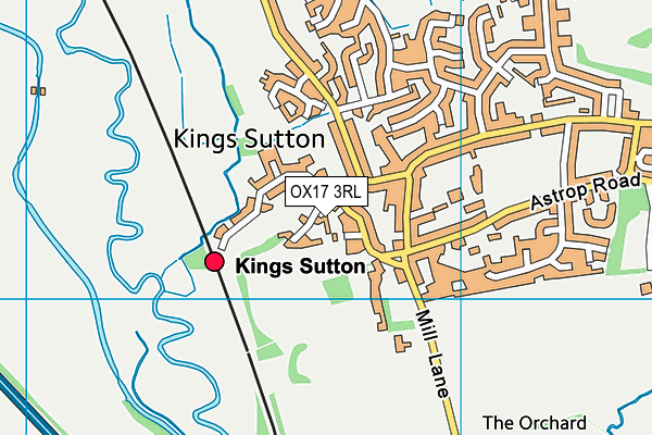 OX17 3RL map - OS VectorMap District (Ordnance Survey) OX17 3RL map - OS VectorMap District (Ordnance Survey)