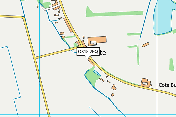 OX18 2EQ map - OS VectorMap District (Ordnance Survey) OX18 2EQ map - OS VectorMap District (Ordnance Survey)