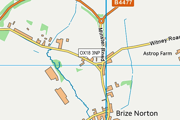 OX18 3NP map - OS VectorMap District (Ordnance Survey) OX18 3NP map - OS VectorMap District (Ordnance Survey)