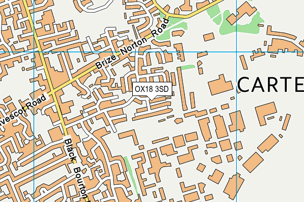 OX18 3SD map - OS VectorMap District (Ordnance Survey) OX18 3SD map - OS VectorMap District (Ordnance Survey)