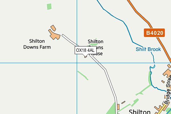 OX18 4AL map - OS VectorMap District (Ordnance Survey) OX18 4AL map - OS VectorMap District (Ordnance Survey)