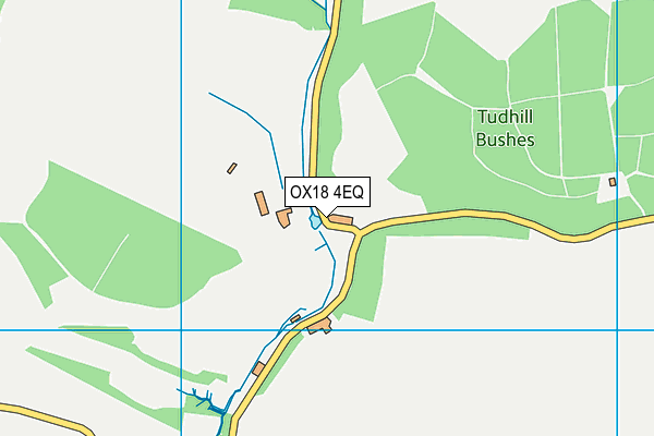 OX18 4EQ map - OS VectorMap District (Ordnance Survey) OX18 4EQ map - OS VectorMap District (Ordnance Survey)