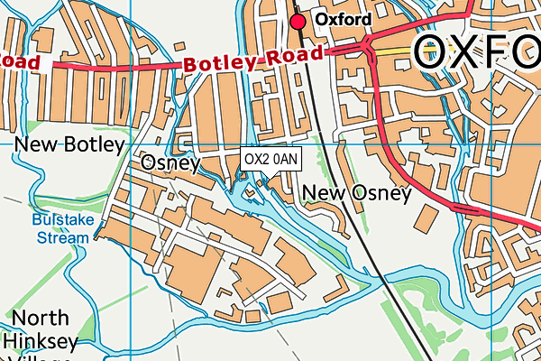 OX2 0AN map - OS VectorMap District (Ordnance Survey) OX2 0AN map - OS VectorMap District (Ordnance Survey)