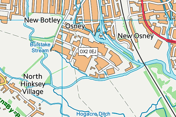 OX2 0EJ map - OS VectorMap District (Ordnance Survey) OX2 0EJ map - OS VectorMap District (Ordnance Survey)