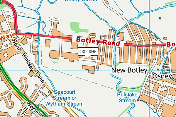 OX2 0HF map - OS VectorMap District (Ordnance Survey) OX2 0HF map - OS VectorMap District (Ordnance Survey)