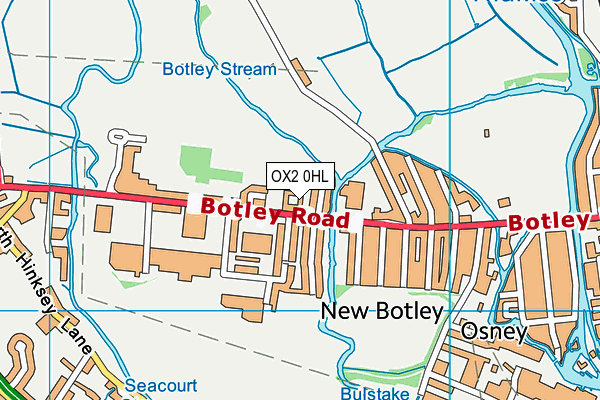 OX2 0HL map - OS VectorMap District (Ordnance Survey) OX2 0HL map - OS VectorMap District (Ordnance Survey)