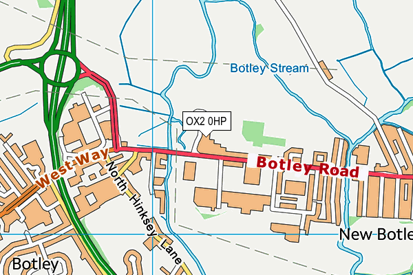 OX2 0HP map - OS VectorMap District (Ordnance Survey) OX2 0HP map - OS VectorMap District (Ordnance Survey)