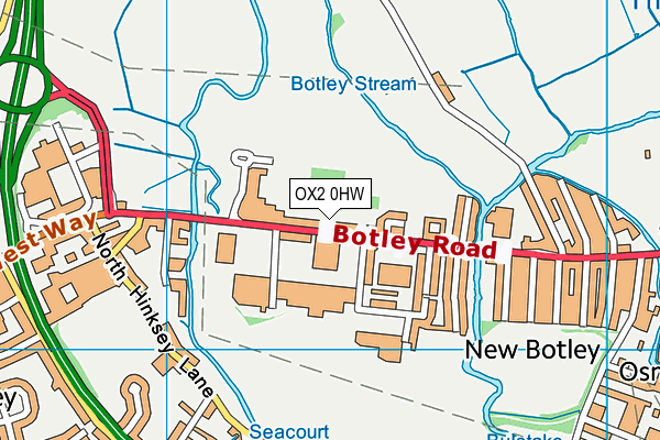 OX2 0HW map - OS VectorMap District (Ordnance Survey) OX2 0HW map - OS VectorMap District (Ordnance Survey)