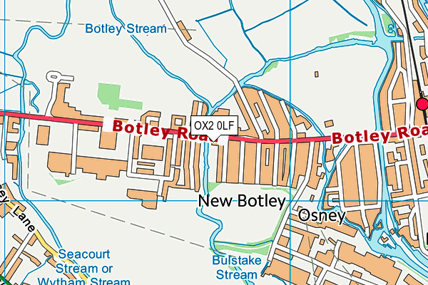 OX2 0LF map - OS VectorMap District (Ordnance Survey) OX2 0LF map - OS VectorMap District (Ordnance Survey)