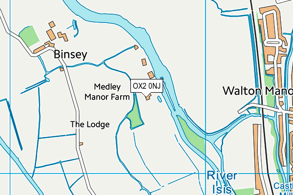 OX2 0NJ map - OS VectorMap District (Ordnance Survey) OX2 0NJ map - OS VectorMap District (Ordnance Survey)