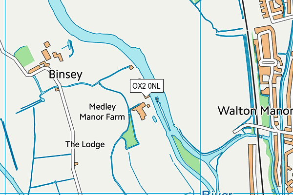 OX2 0NL map - OS VectorMap District (Ordnance Survey) OX2 0NL map - OS VectorMap District (Ordnance Survey)