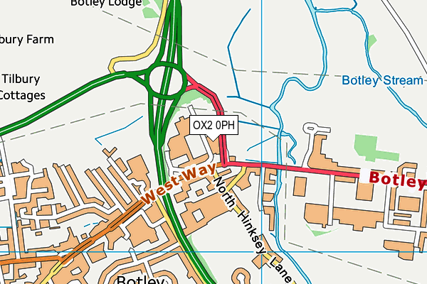 OX2 0PH map - OS VectorMap District (Ordnance Survey) OX2 0PH map - OS VectorMap District (Ordnance Survey)