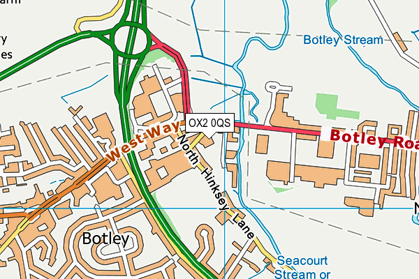 OX2 0QS map - OS VectorMap District (Ordnance Survey) OX2 0QS map - OS VectorMap District (Ordnance Survey)