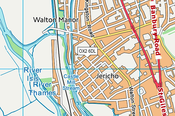 OX2 6DL map - OS VectorMap District (Ordnance Survey) OX2 6DL map - OS VectorMap District (Ordnance Survey)