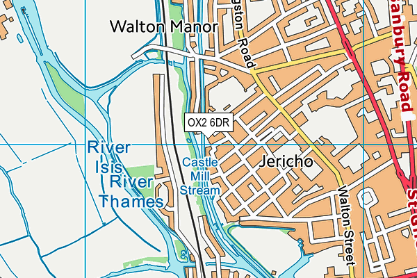 OX2 6DR map - OS VectorMap District (Ordnance Survey) OX2 6DR map - OS VectorMap District (Ordnance Survey)