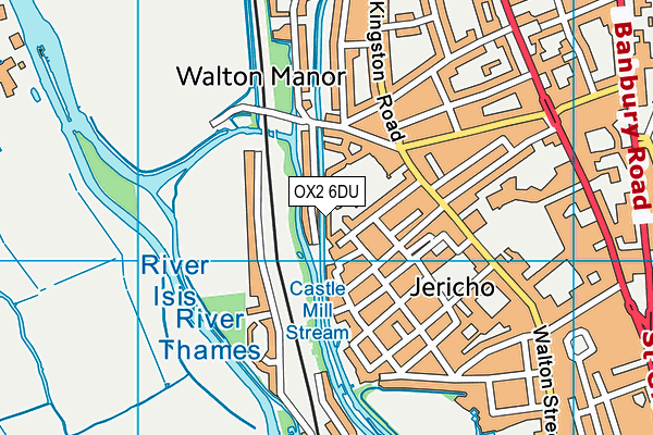 OX2 6DU map - OS VectorMap District (Ordnance Survey) OX2 6DU map - OS VectorMap District (Ordnance Survey)