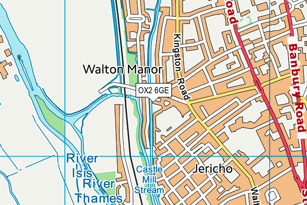 OX2 6GE map - OS VectorMap District (Ordnance Survey) OX2 6GE map - OS VectorMap District (Ordnance Survey)