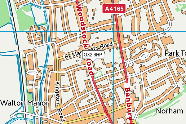 OX2 6HP map - OS VectorMap District (Ordnance Survey) OX2 6HP map - OS VectorMap District (Ordnance Survey)