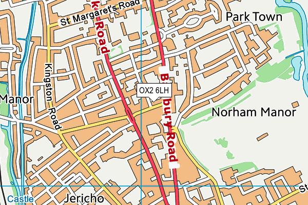 OX2 6LH map - OS VectorMap District (Ordnance Survey) OX2 6LH map - OS VectorMap District (Ordnance Survey)