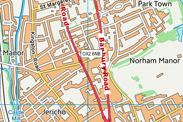 OX2 6NB map - OS VectorMap District (Ordnance Survey) OX2 6NB map - OS VectorMap District (Ordnance Survey)