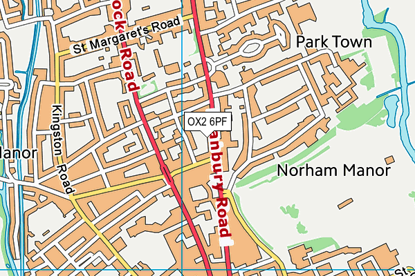 OX2 6PF map - OS VectorMap District (Ordnance Survey) OX2 6PF map - OS VectorMap District (Ordnance Survey)