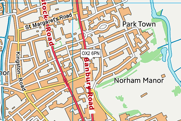 OX2 6PN map - OS VectorMap District (Ordnance Survey) OX2 6PN map - OS VectorMap District (Ordnance Survey)