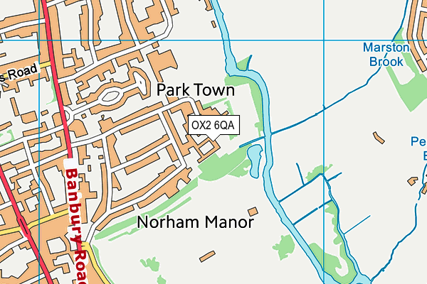 OX2 6QA map - OS VectorMap District (Ordnance Survey) OX2 6QA map - OS VectorMap District (Ordnance Survey)