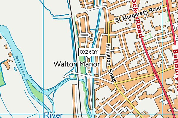 OX2 6QY map - OS VectorMap District (Ordnance Survey) OX2 6QY map - OS VectorMap District (Ordnance Survey)