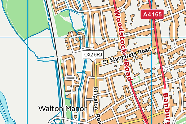 OX2 6RJ map - OS VectorMap District (Ordnance Survey) OX2 6RJ map - OS VectorMap District (Ordnance Survey)