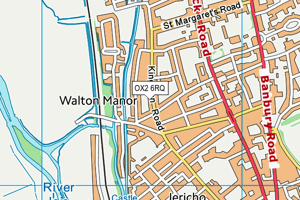 OX2 6RQ map - OS VectorMap District (Ordnance Survey) OX2 6RQ map - OS VectorMap District (Ordnance Survey)