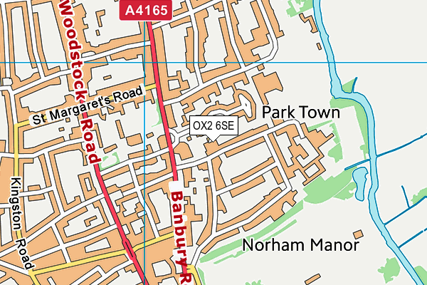 OX2 6SE map - OS VectorMap District (Ordnance Survey) OX2 6SE map - OS VectorMap District (Ordnance Survey)