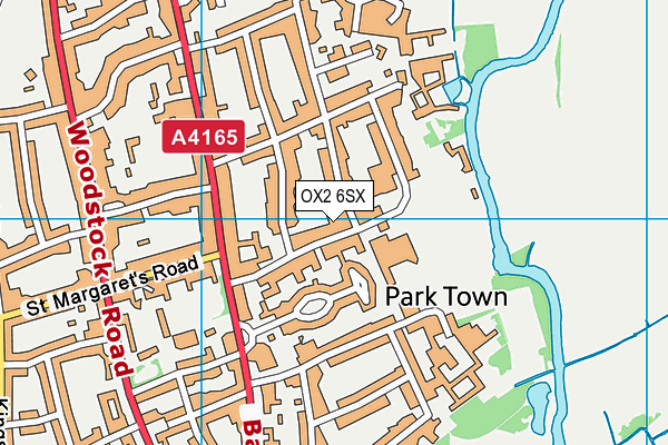 OX2 6SX map - OS VectorMap District (Ordnance Survey) OX2 6SX map - OS VectorMap District (Ordnance Survey)