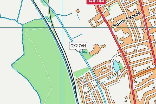 OX2 7AH map - OS VectorMap District (Ordnance Survey) OX2 7AH map - OS VectorMap District (Ordnance Survey)