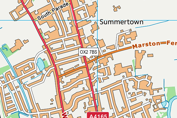 OX2 7BS map - OS VectorMap District (Ordnance Survey) OX2 7BS map - OS VectorMap District (Ordnance Survey)