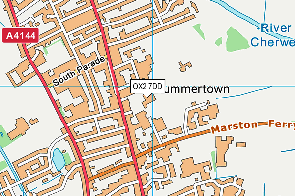OX2 7DD map - OS VectorMap District (Ordnance Survey) OX2 7DD map - OS VectorMap District (Ordnance Survey)