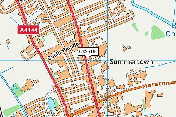 OX2 7DE map - OS VectorMap District (Ordnance Survey) OX2 7DE map - OS VectorMap District (Ordnance Survey)