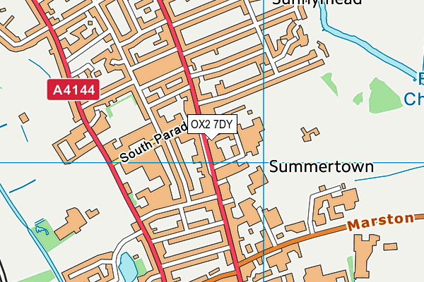 OX2 7DY map - OS VectorMap District (Ordnance Survey) OX2 7DY map - OS VectorMap District (Ordnance Survey)