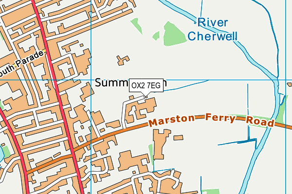 OX2 7EG map - OS VectorMap District (Ordnance Survey) OX2 7EG map - OS VectorMap District (Ordnance Survey)