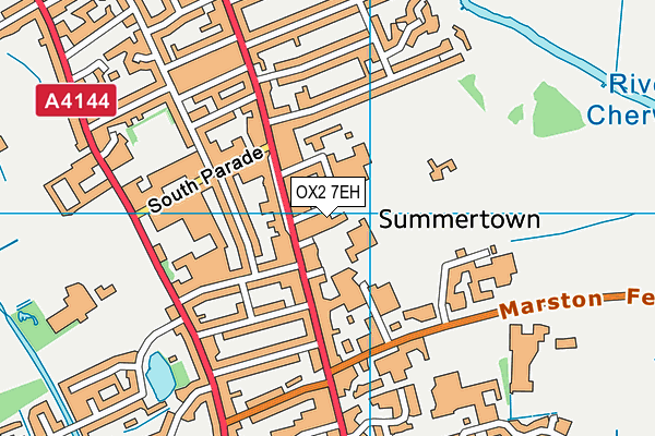 OX2 7EH map - OS VectorMap District (Ordnance Survey) OX2 7EH map - OS VectorMap District (Ordnance Survey)
