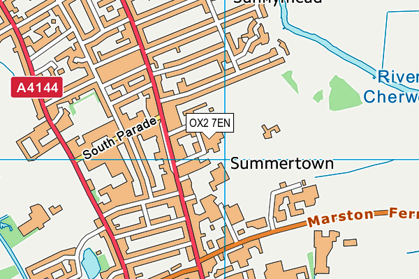 OX2 7EN map - OS VectorMap District (Ordnance Survey)