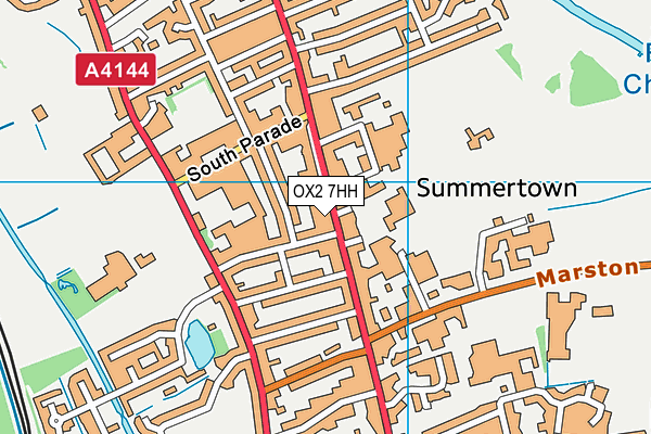 OX2 7HH map - OS VectorMap District (Ordnance Survey) OX2 7HH map - OS VectorMap District (Ordnance Survey)