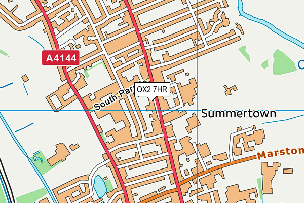 OX2 7HR map - OS VectorMap District (Ordnance Survey) OX2 7HR map - OS VectorMap District (Ordnance Survey)