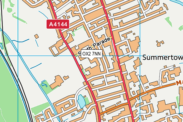 OX2 7NN map - OS VectorMap District (Ordnance Survey) OX2 7NN map - OS VectorMap District (Ordnance Survey)